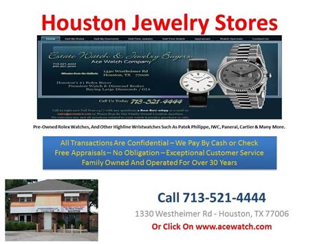 Watch Store in Houston – Estate Watch and Jewelry .